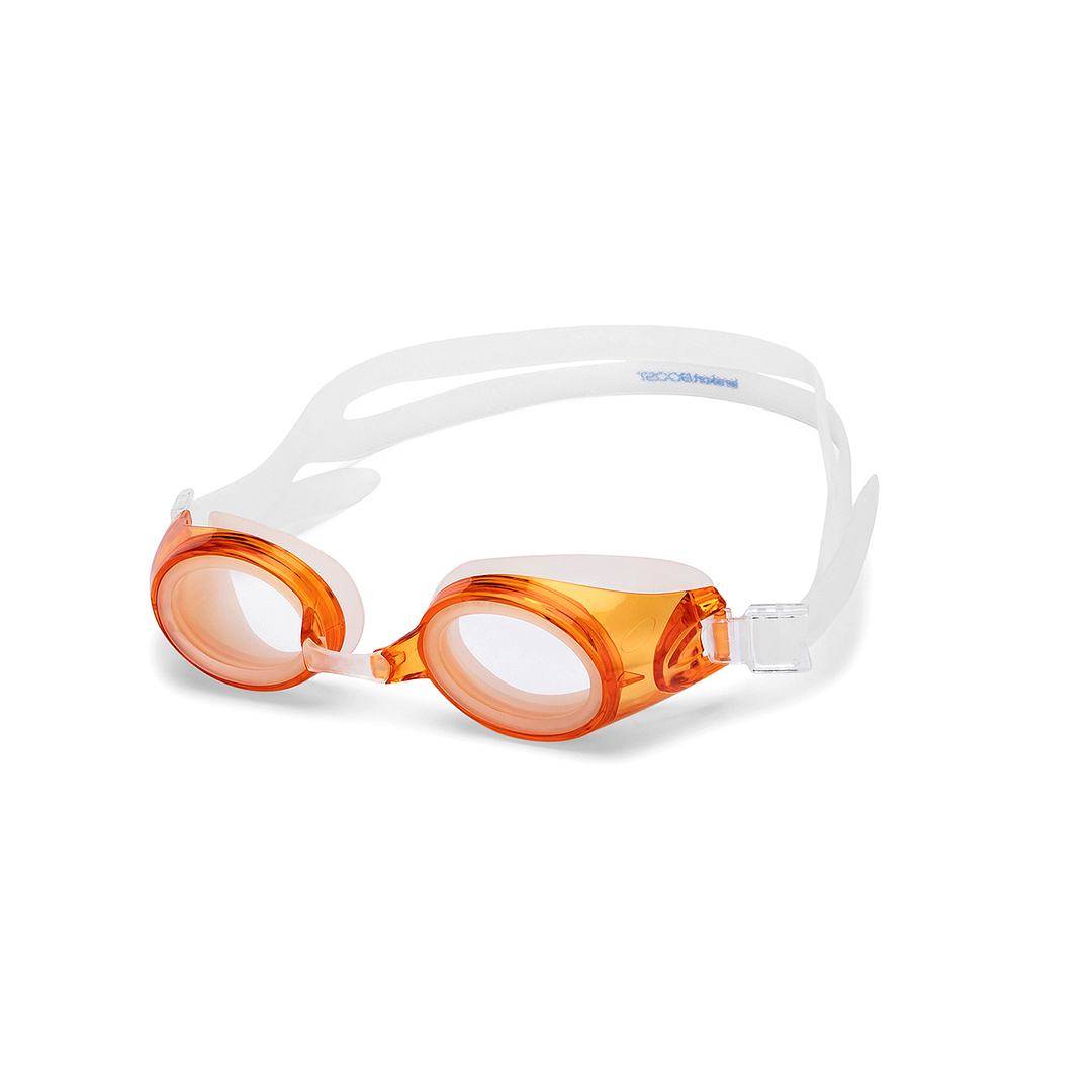 Lenskart Boost Online Orange Transparent Full Rim Round Lenskart Boost ADULT SWIM LKB S15396-C3 Swimming Goggles right side
