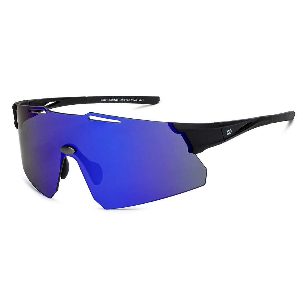 Lenskart Boost Online Black Rimless Square left side