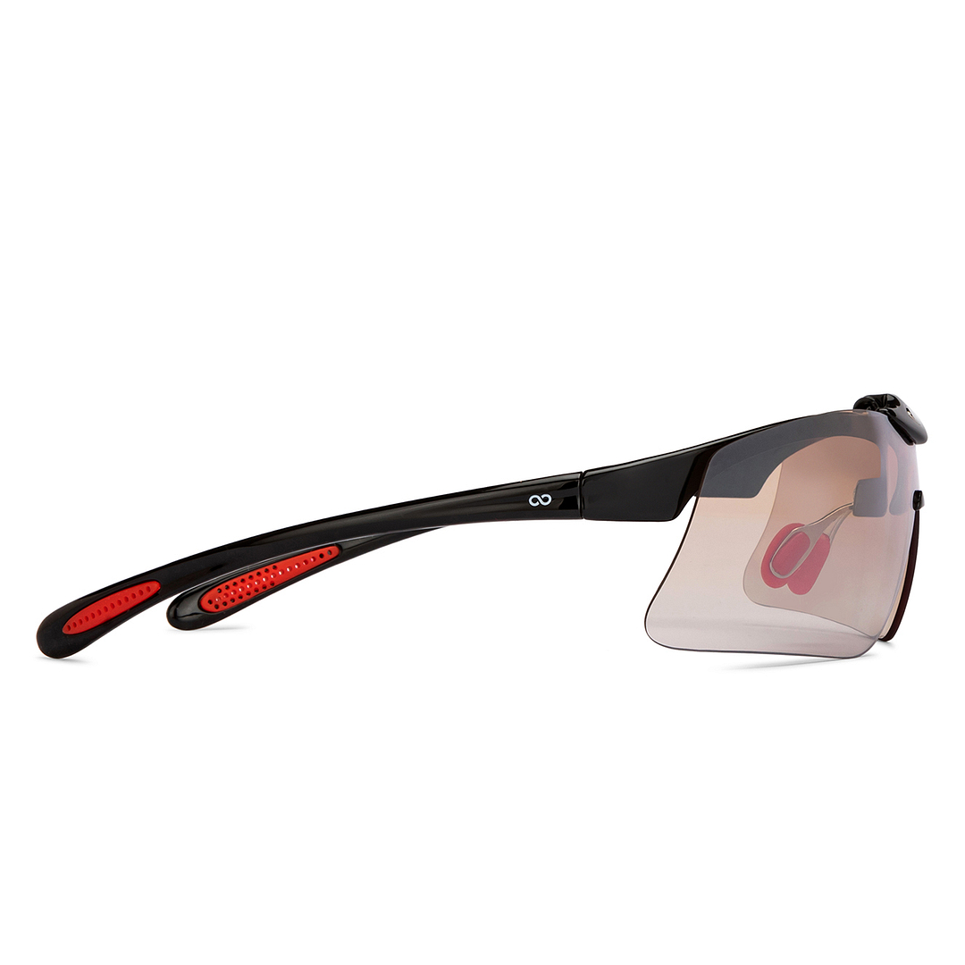 Lenskart Boost Online Black Full Rim Square left side