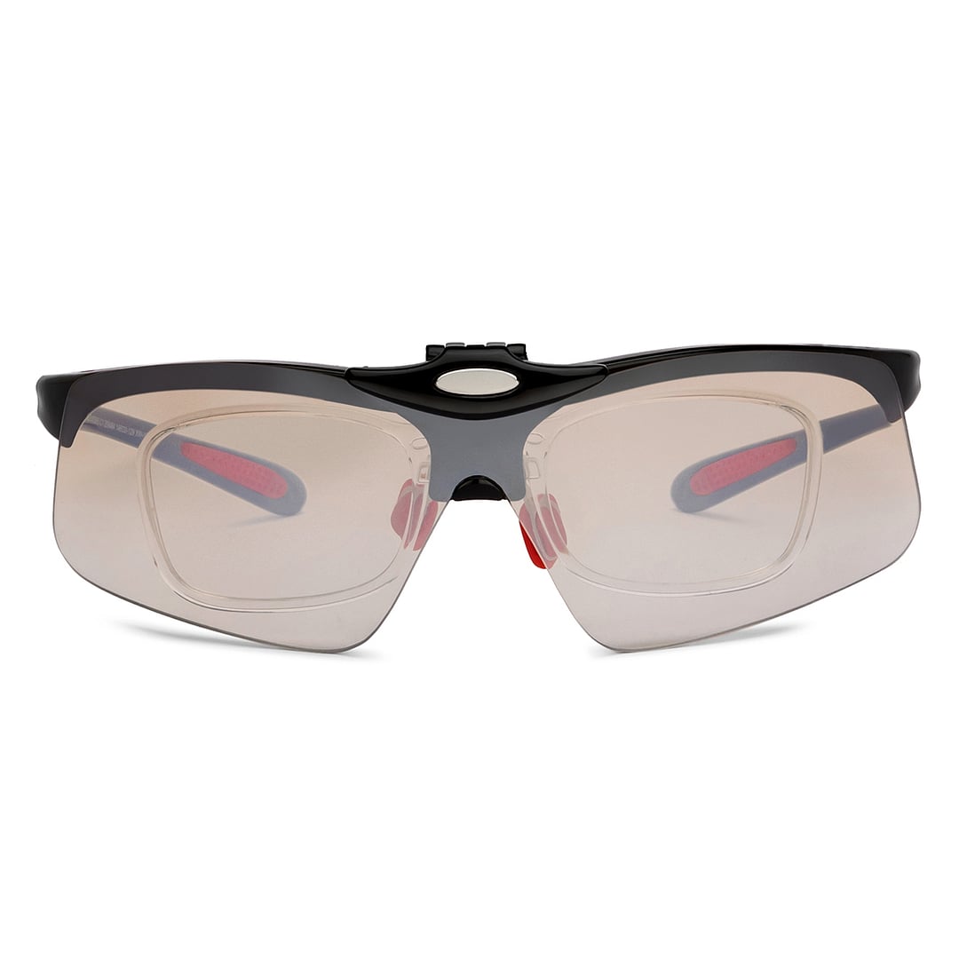 Lenskart Boost Online Black Full Rim Square left side