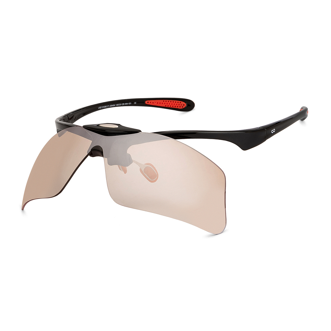 Lenskart Boost Online Black Full Rim Square right side