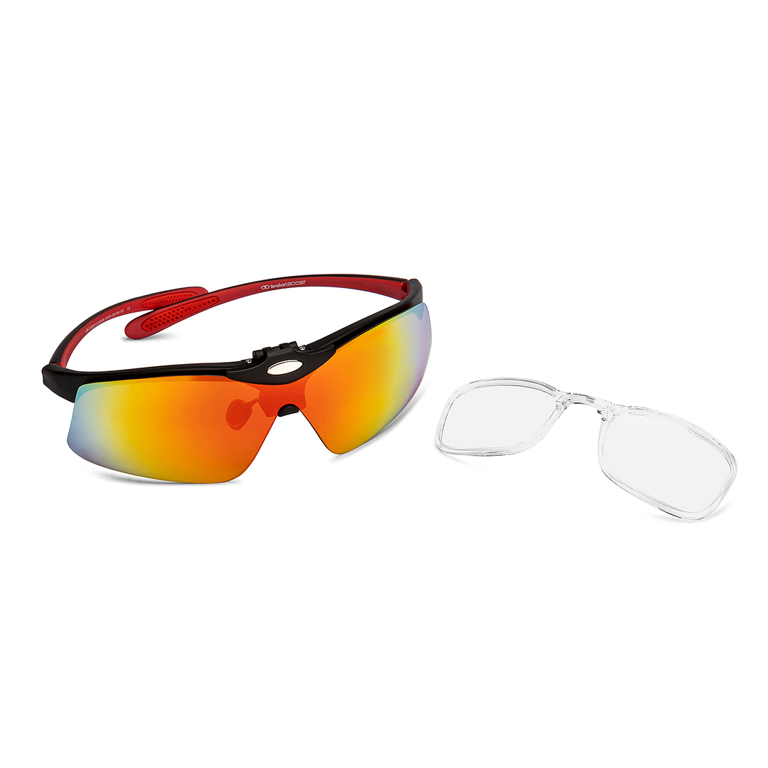 Lenskart Boost Online Black Full Rim Square left side