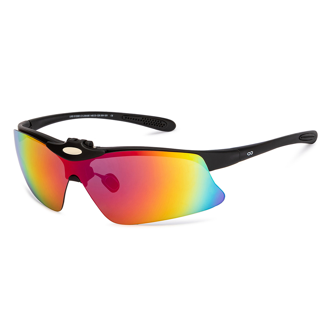 Lenskart Boost Online Black Full Rim Rectangle left side