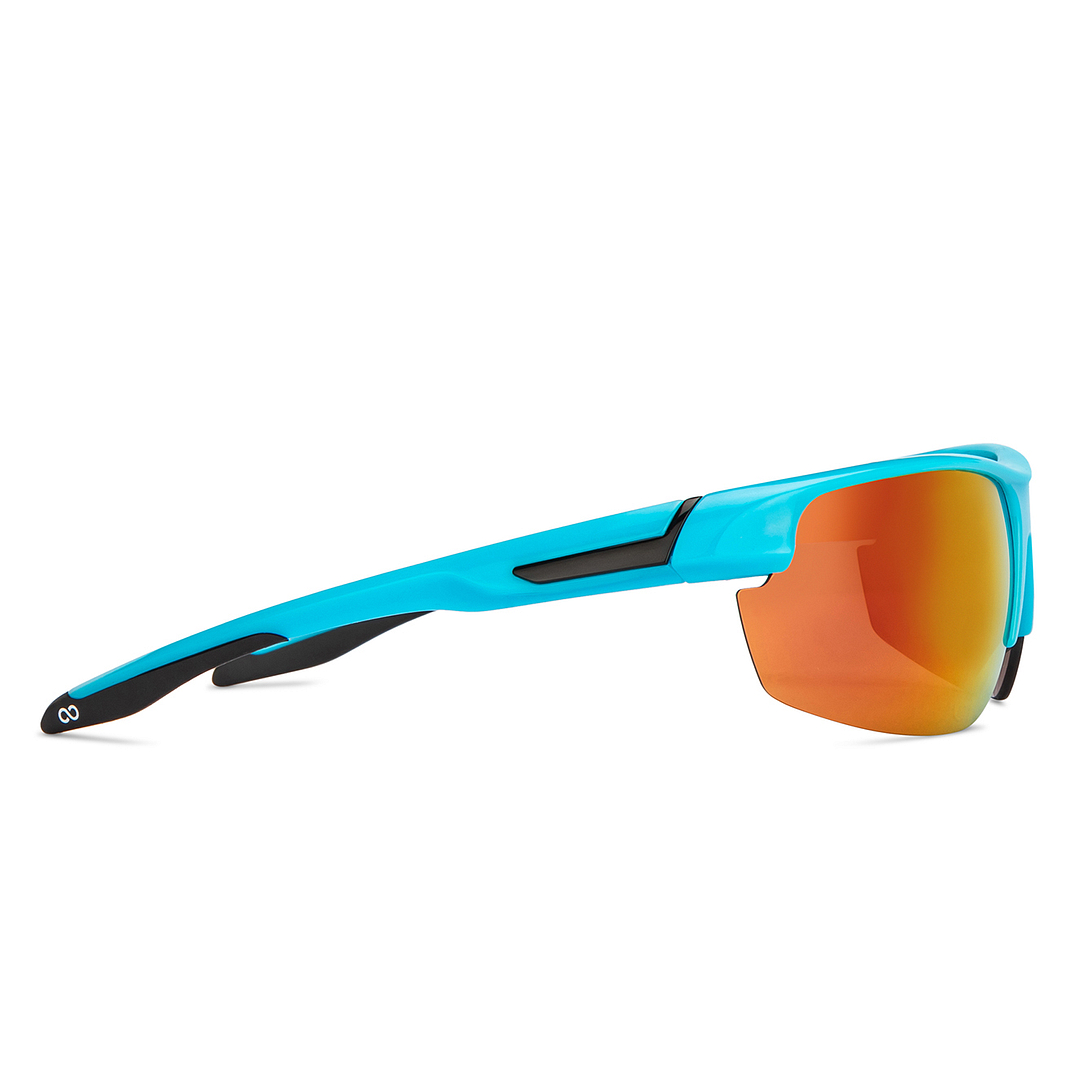 Lenskart Boost Online Blue Full Rim Square left side