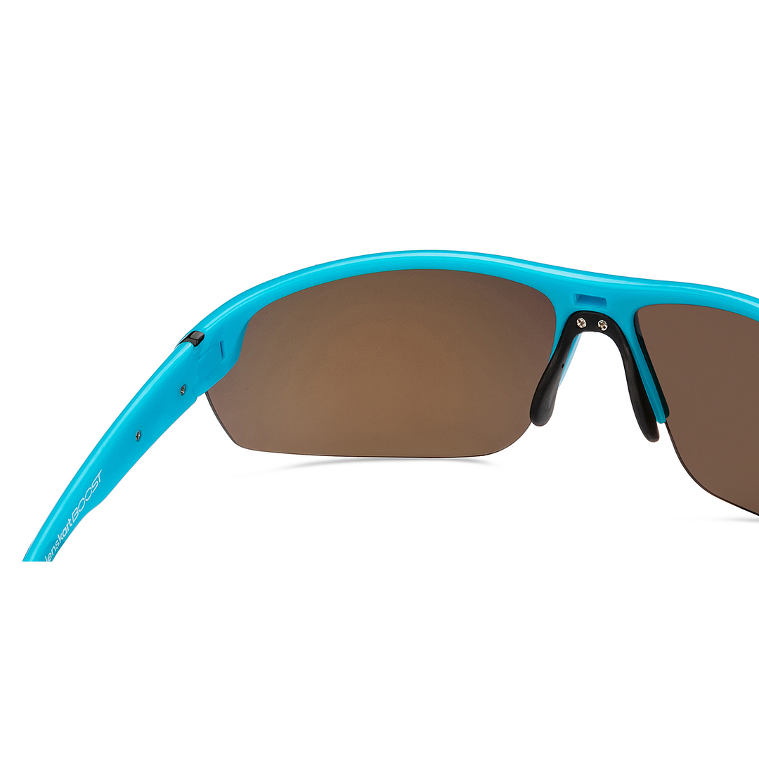 Lenskart Boost Online Blue Full Rim Square right side