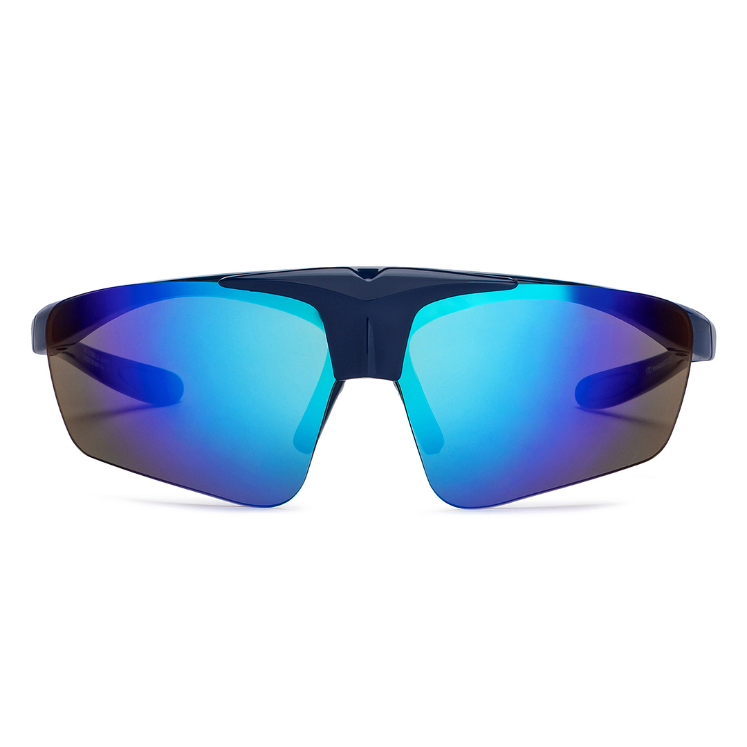 Lenskart Boost Online Blue Full Rim Square left side