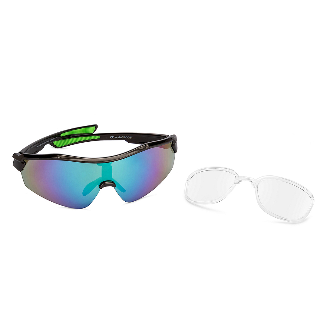 Lenskart Boost Online Grey Full Rim Square right side