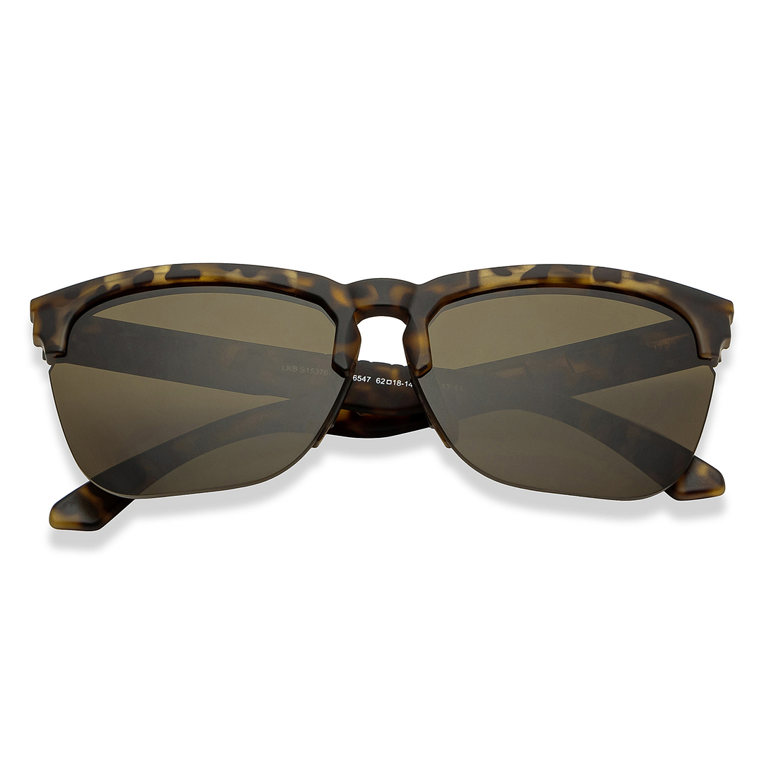 Lenskart Boost Online Demi Half Rim Square left side