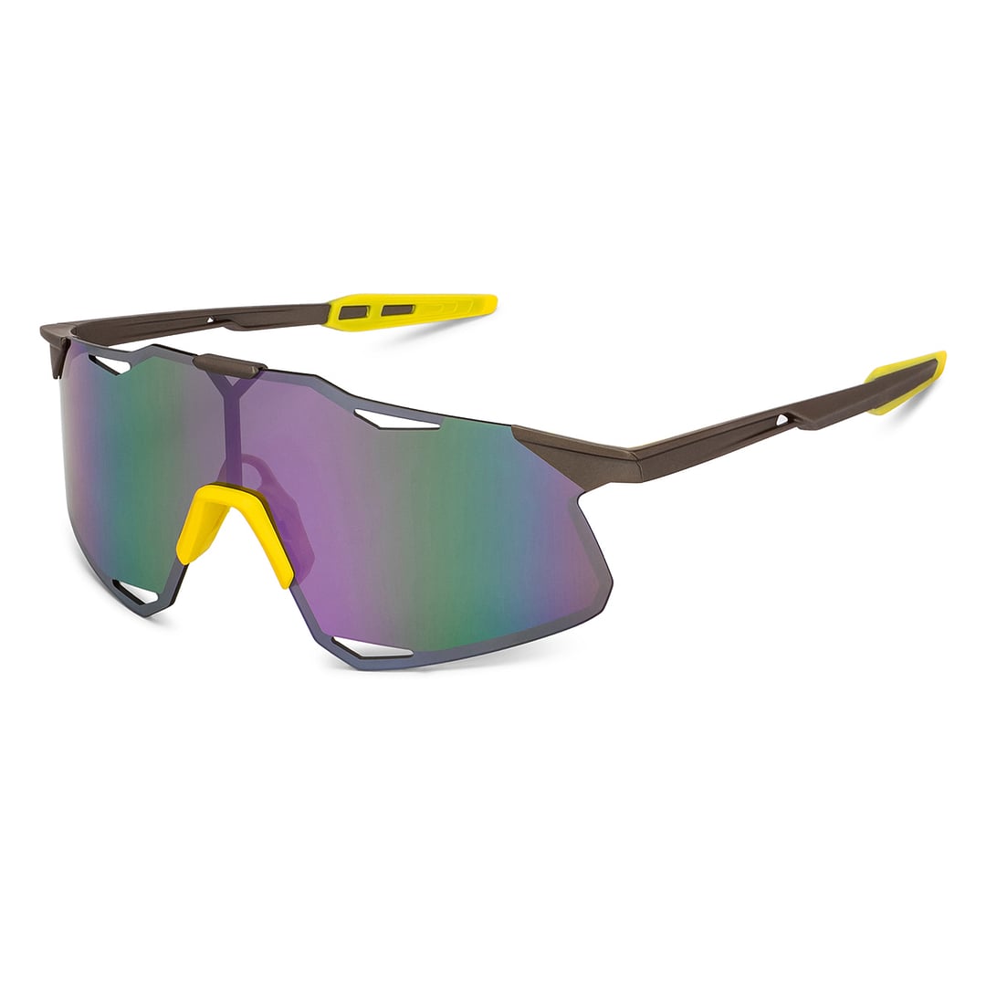 Lenskart Boost Online Grey Full Rim Square left side