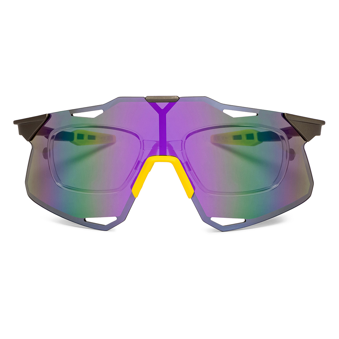 Lenskart Boost Online Grey Full Rim Square left side