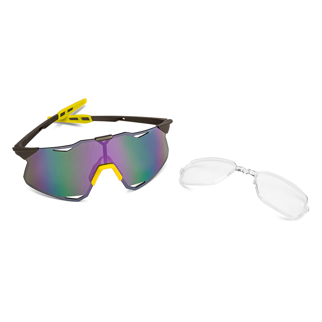 Lenskart Boost Online Grey Full Rim Square left side