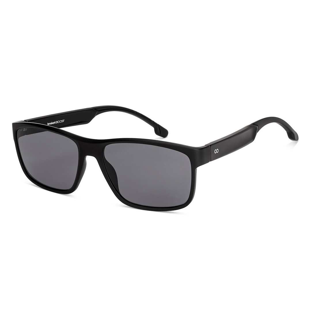 Buy Grey Black Full Rim Rectangle Lenskart Boost Sports LKB S18296