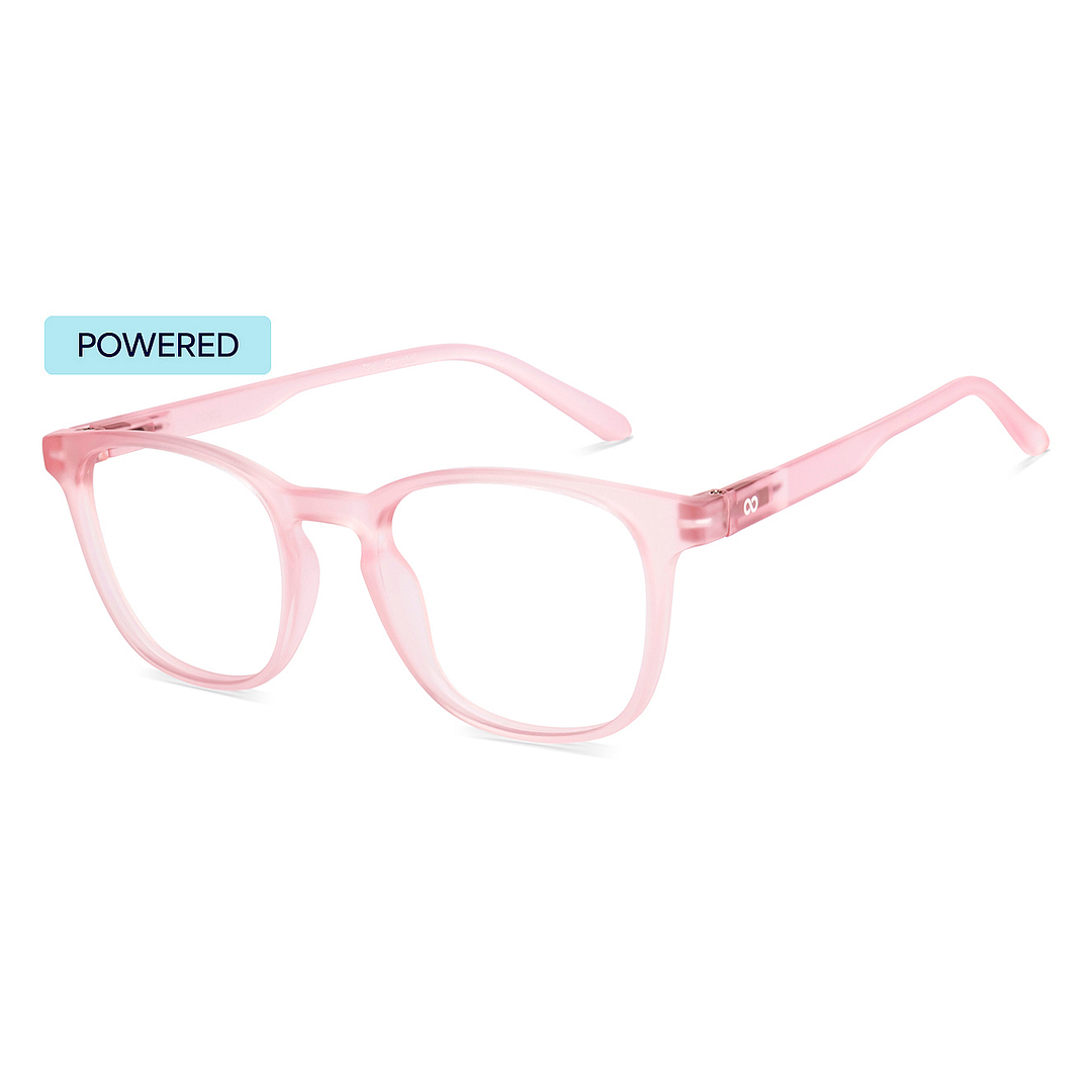 Hooper Online Pink Crystal Full Rim Square left side