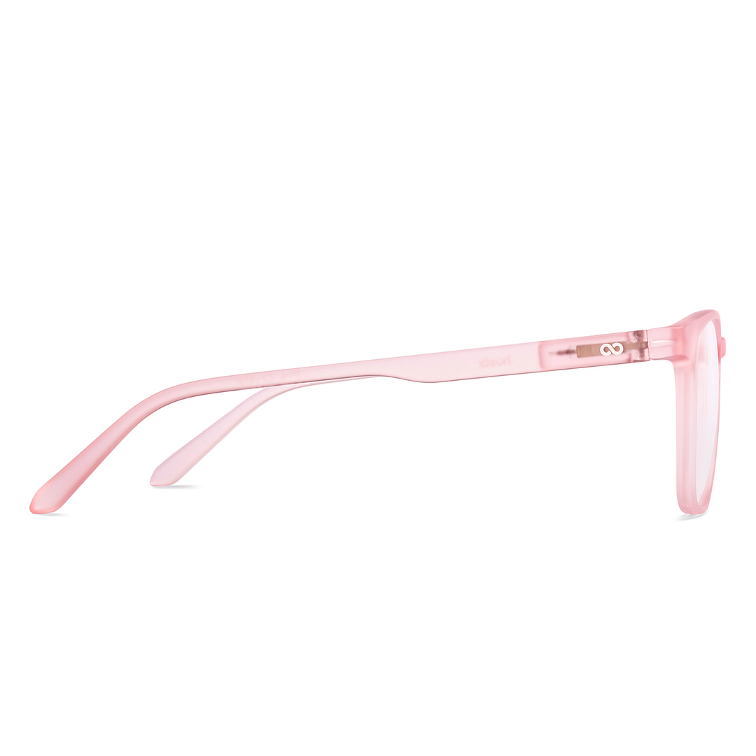 Hooper Online Pink Crystal Full Rim Square left side