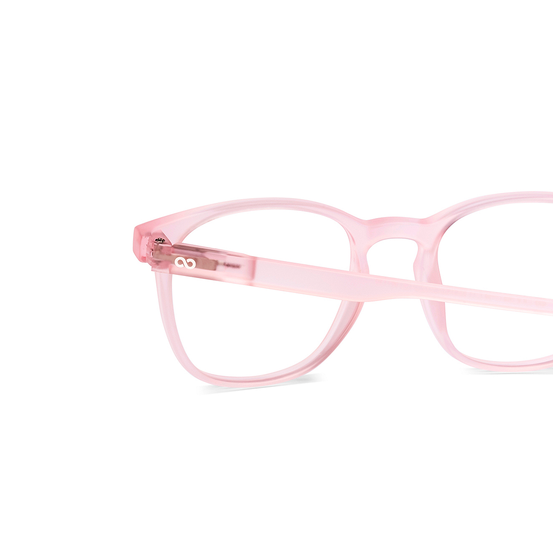 Hooper Online Pink Crystal Full Rim Square left side