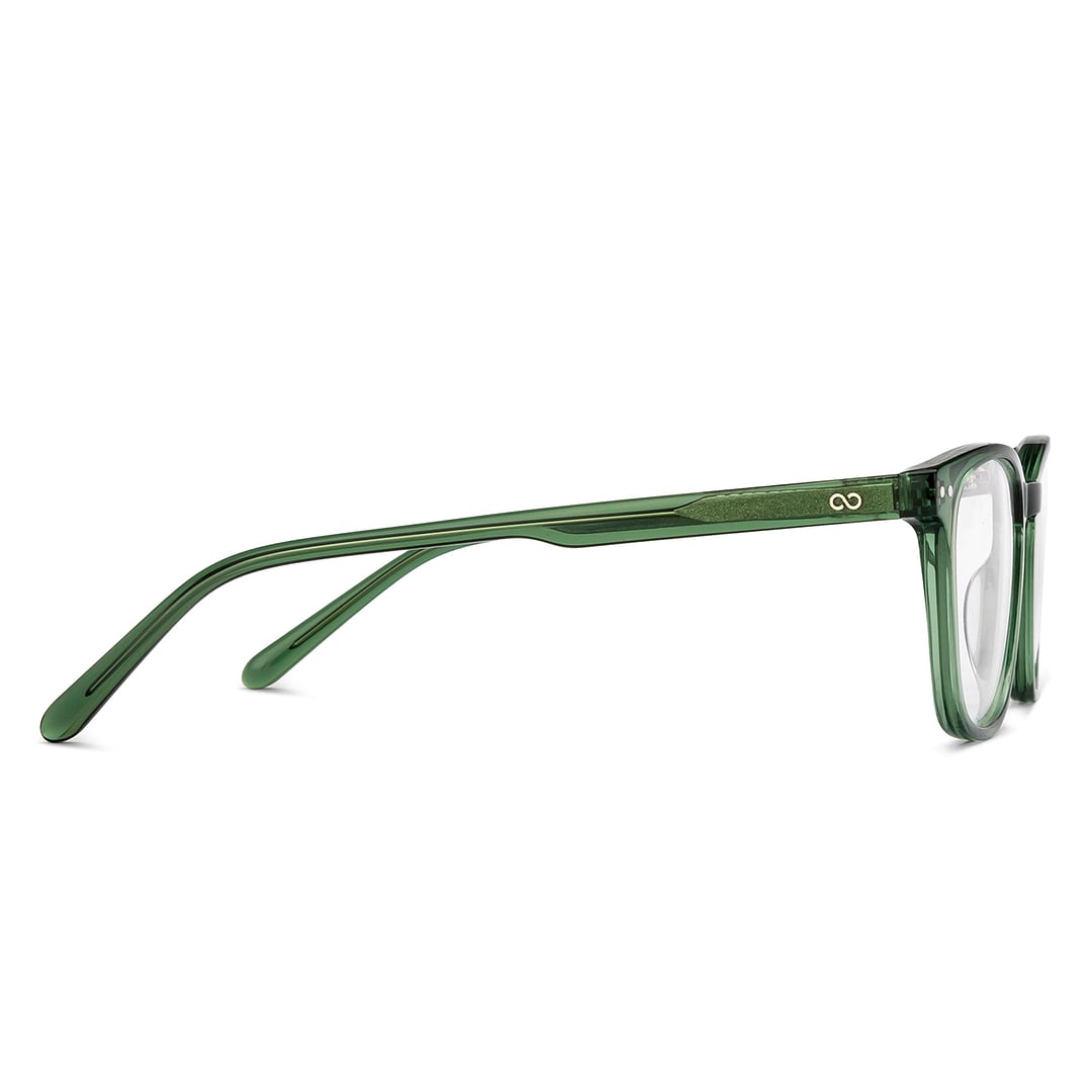 Lenskart Hustlr Olive-Ace Full Rim Square left side