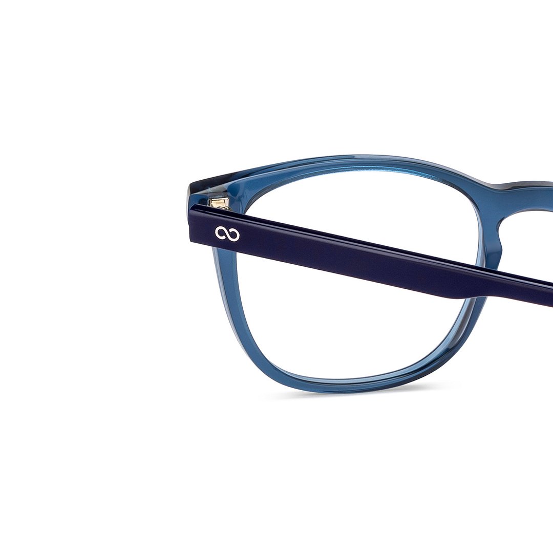 Lenskart Hustlr Sapphire-Ace Full Rim Square left side