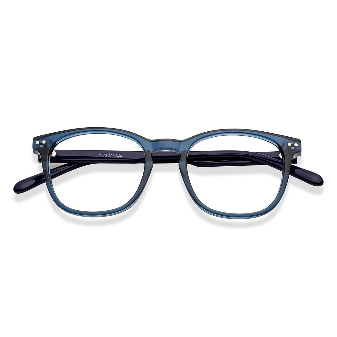 Lenskart Hustlr Sapphire-Ace Full Rim Square left side