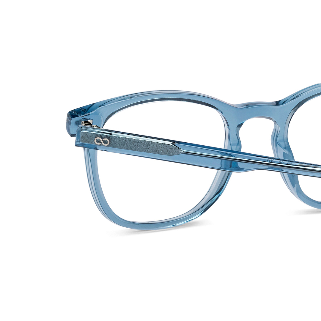 Lenskart Hustlr Online Denim-Ace Full Rim Square left side