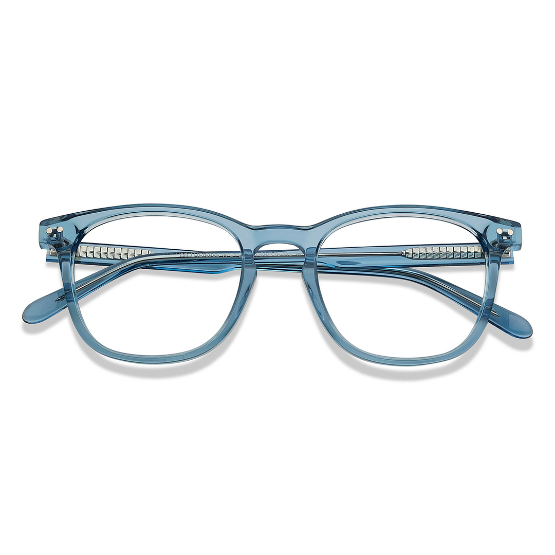 Lenskart Hustlr Online Denim-Ace Full Rim Square left side