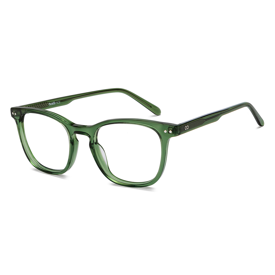 Lenskart Hustlr Olive-Ace Full Rim Square right side