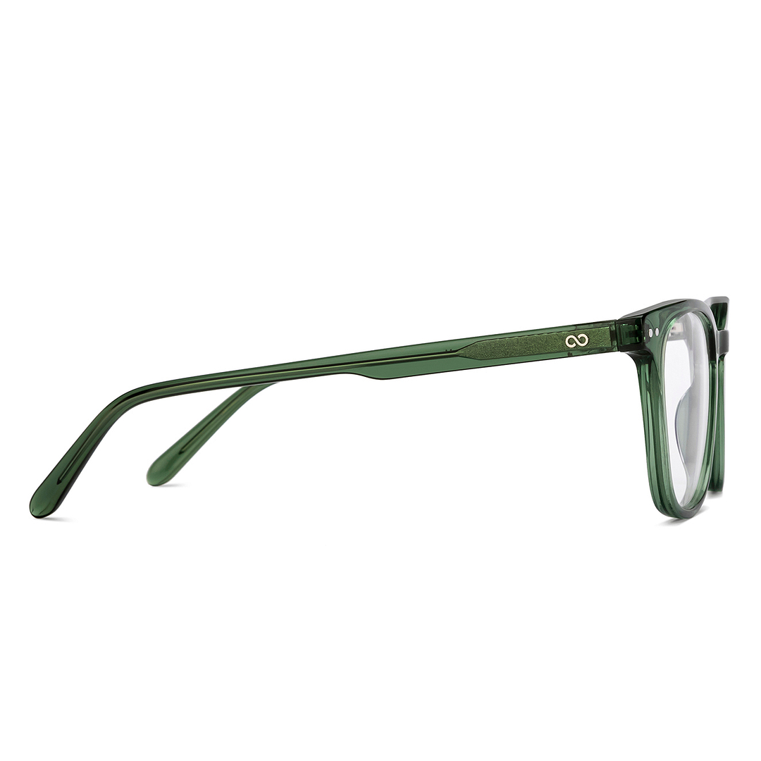 Lenskart Hustlr Olive-Ace Full Rim Square left side