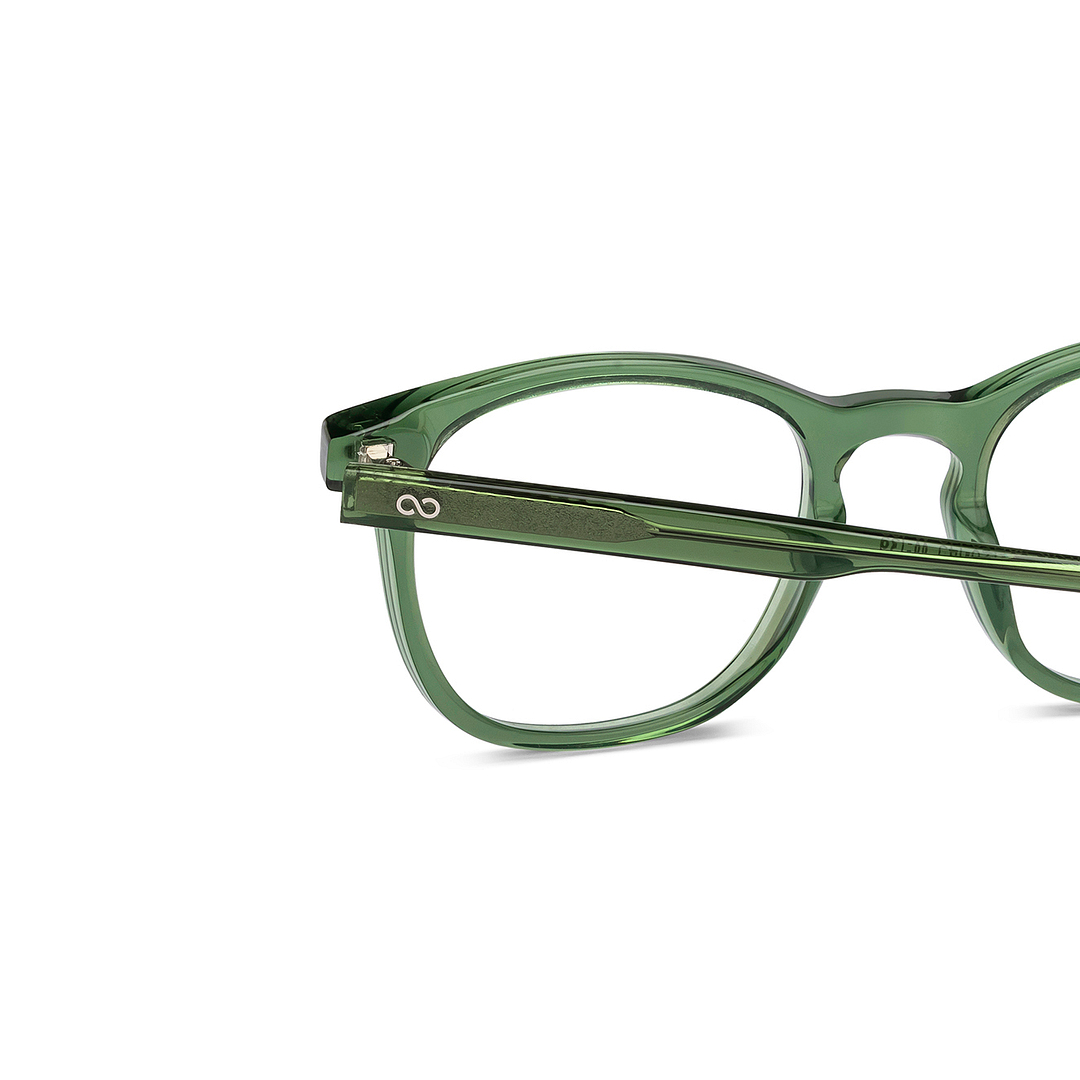 Lenskart Hustlr Olive-Ace Full Rim Square left side