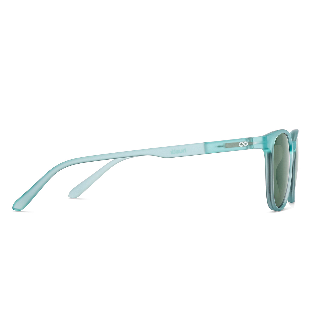 Lenskart Hustlr Online Turquoise Full Rim Square left side