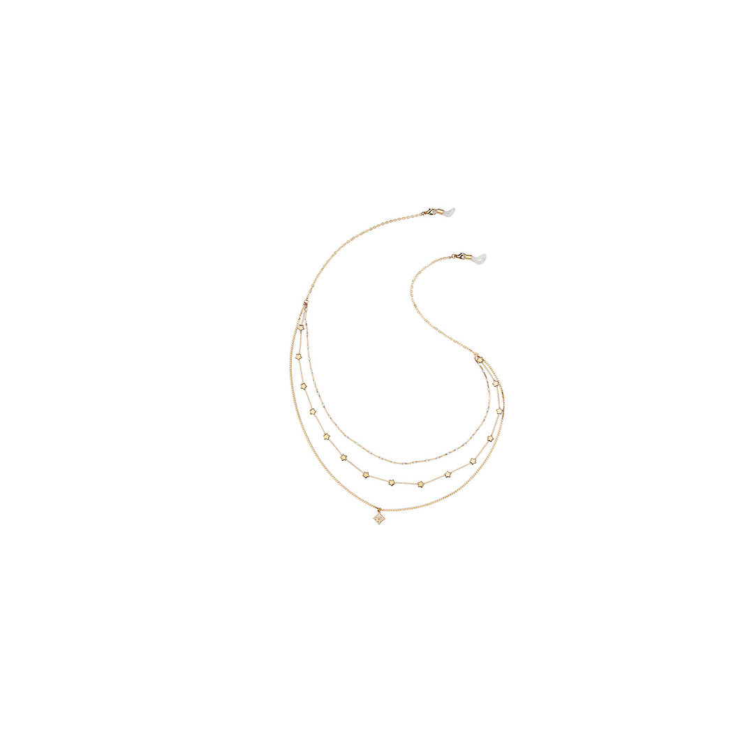 Lenskart STUDIO Gold Chain Lenskart LK A16105-C1 Length 550 cm Width 12 mm left side