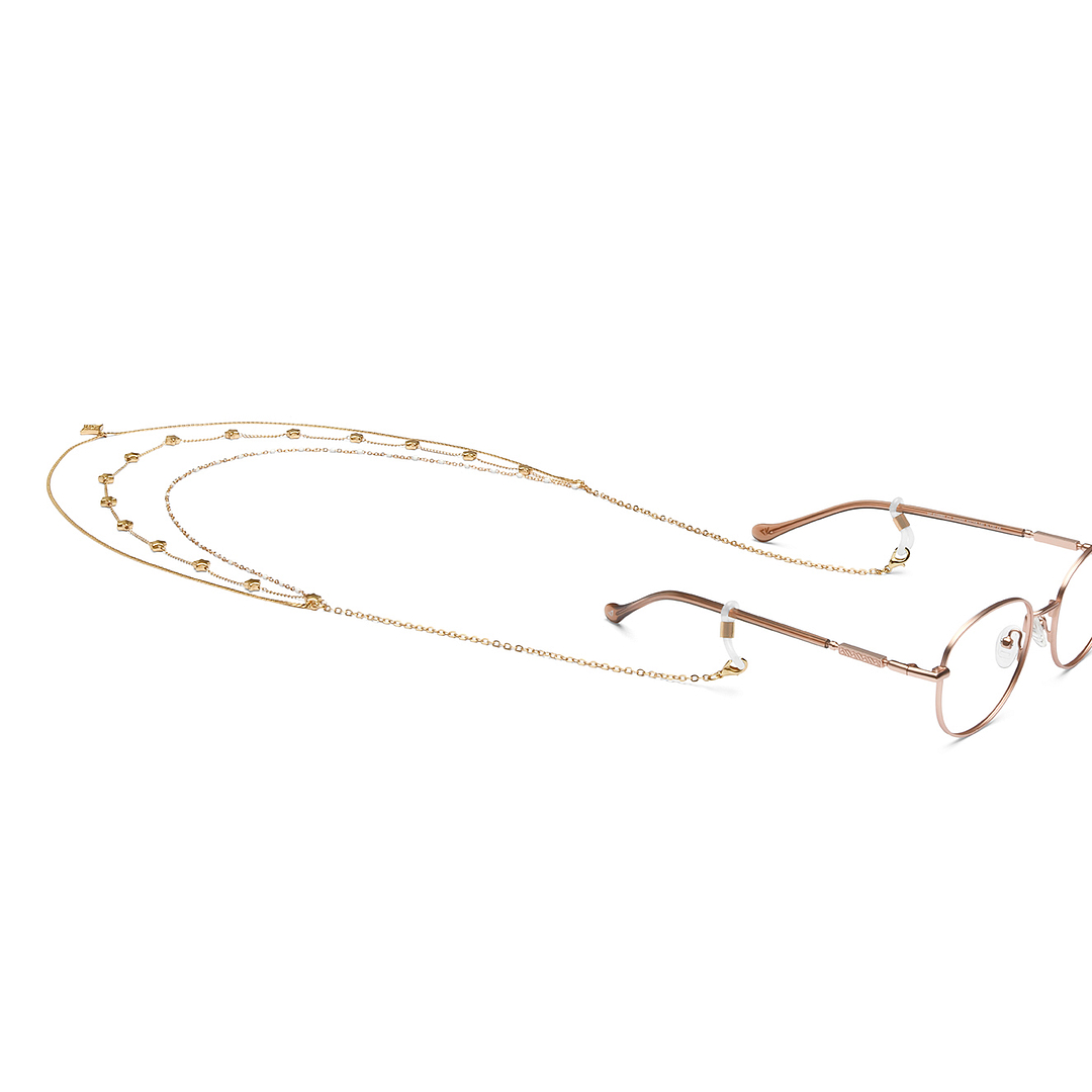 Lenskart STUDIO Gold Chain Lenskart LK A16105-C1 Length 550 cm Width 12 mm right side