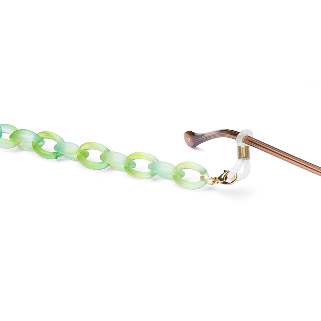 Lenskart STUDIO Green Yellow Transparent Chain Lenskart LK A16108-C2 Length 600 cm Width 11 mm right side