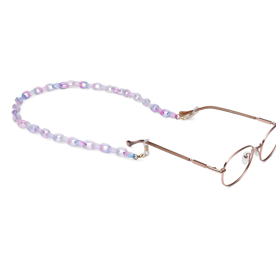 Lenskart STUDIO Pink Blue Chain Lenskart LK A16108-C3 Length 600 cm Width 11 mm left side