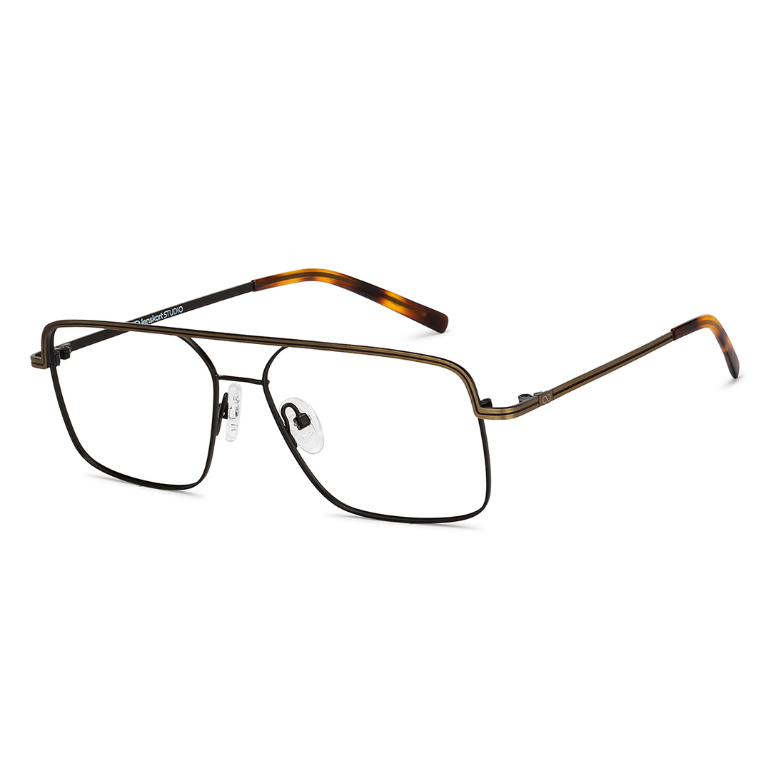 Lenskart Studio Online Black Full Rim Square right side