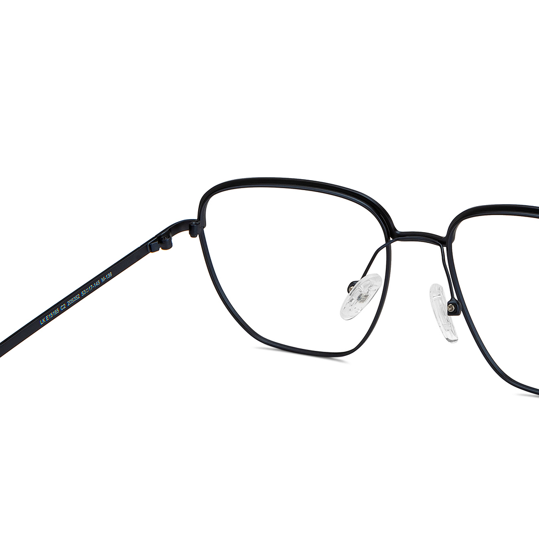 Lenskart Studio Online Mid Gunmetal Full Rim Geometric right side