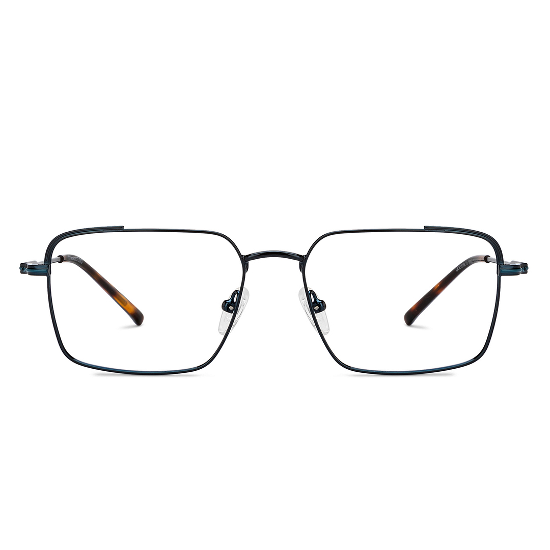 Lenskart Studio Online Sky Blue Full Rim Square left side