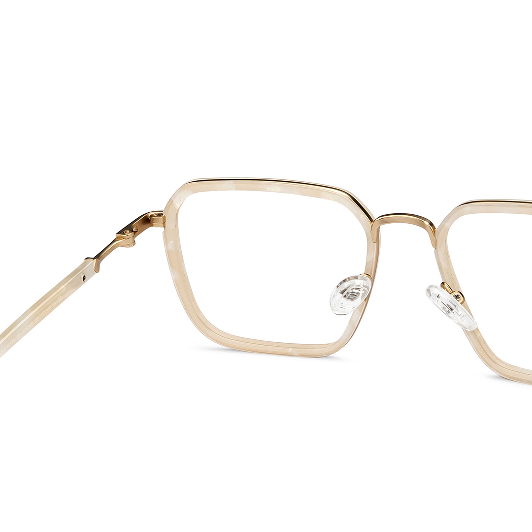 Lenskart Studio Online White Full Rim Square right side