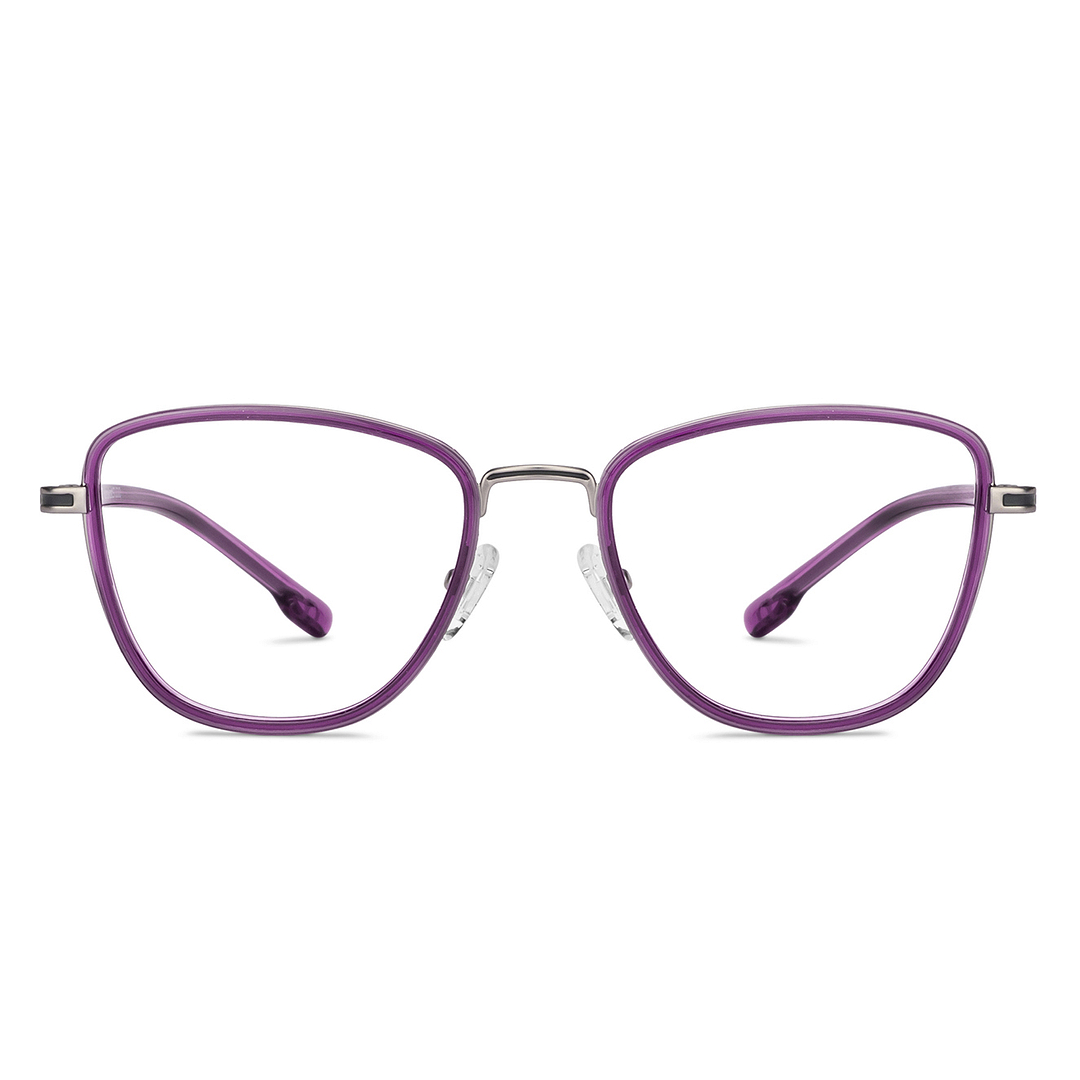 Lenskart Studio Online Purple Full Rim Cat Eye right side