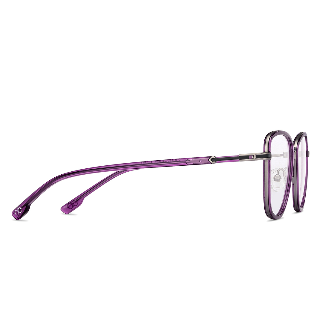 Lenskart Studio Online Purple Full Rim Cat Eye right side
