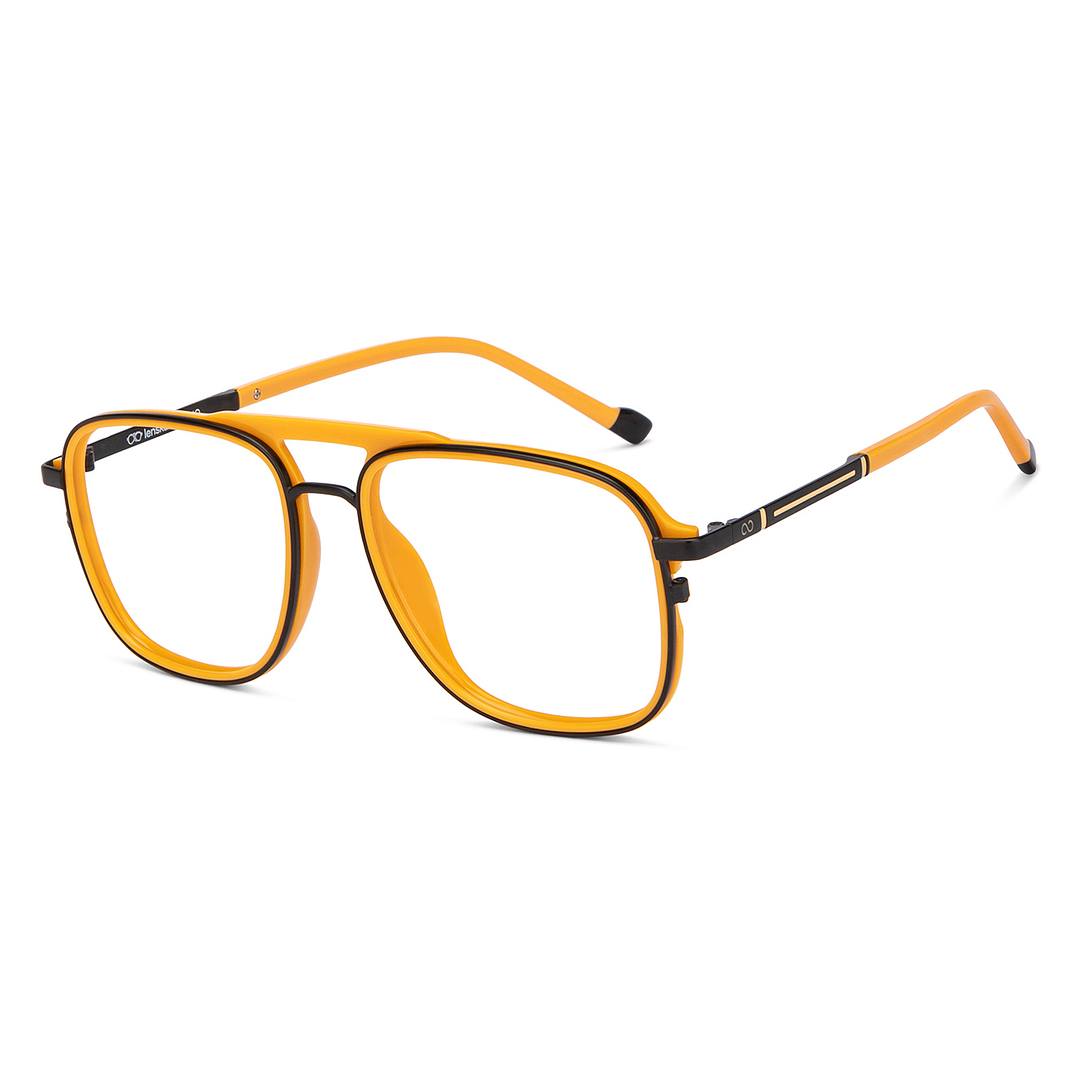 Lenskart Studio Online Yellow Full Rim Square right side
