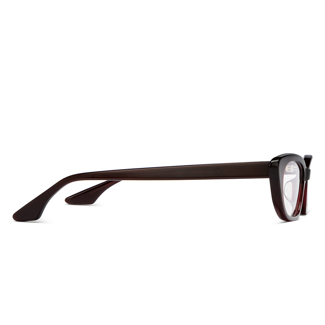 Lenskart Air Red Full Rim Cat Eye left side