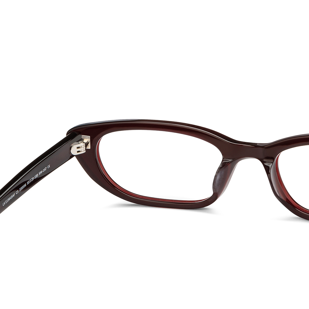 Lenskart Air Red Full Rim Cat Eye right side