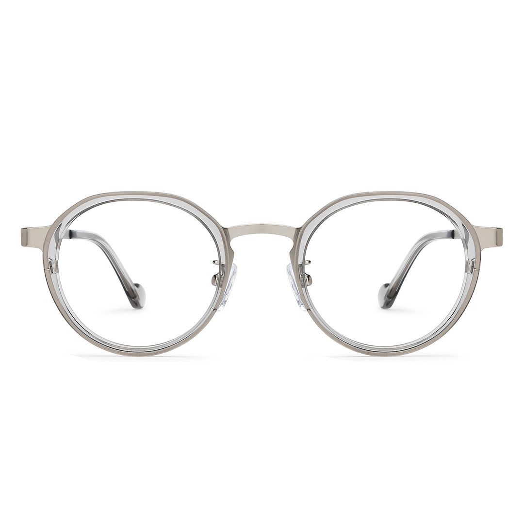Lenskart Silver Full Rim Round right side