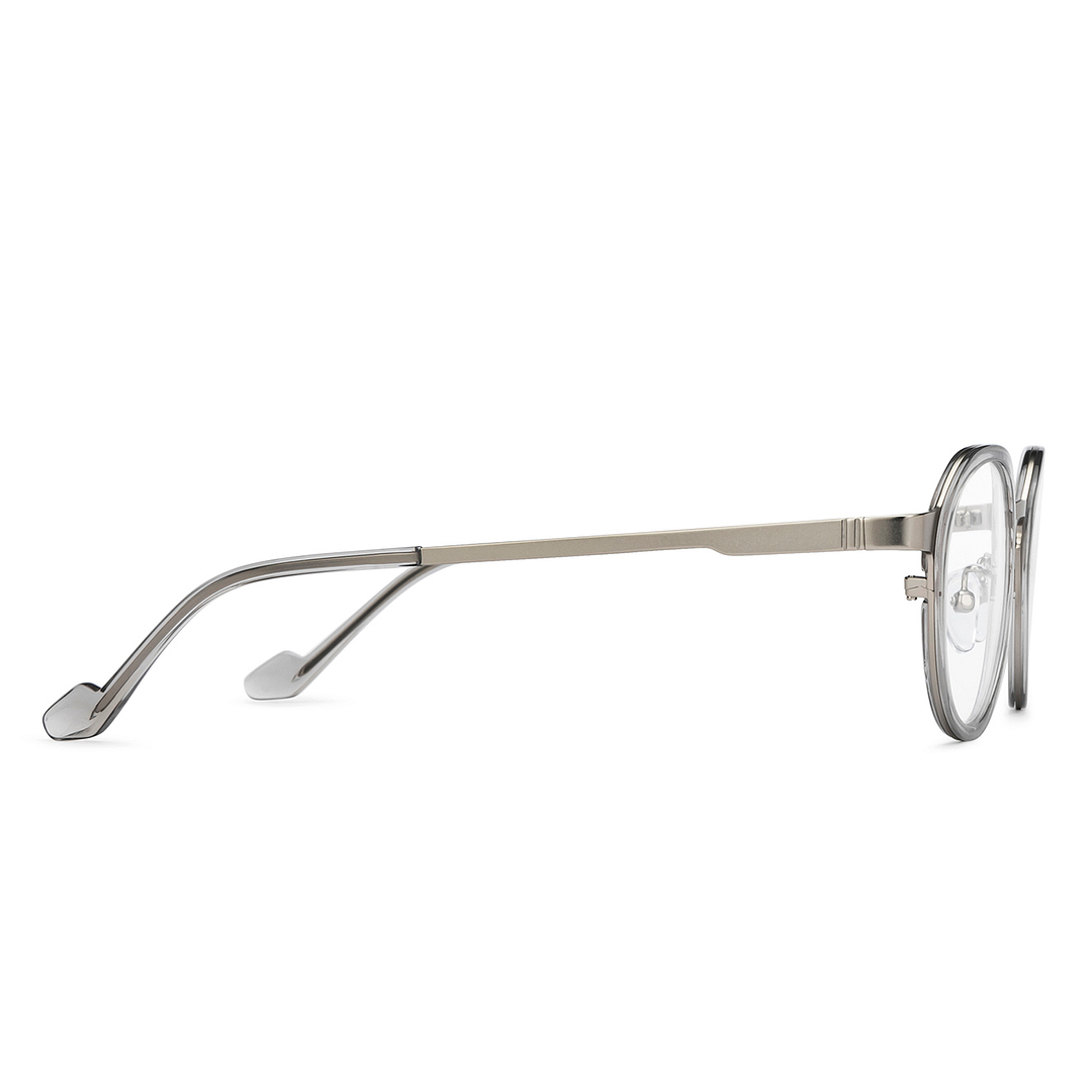 Lenskart Silver Full Rim Round left side