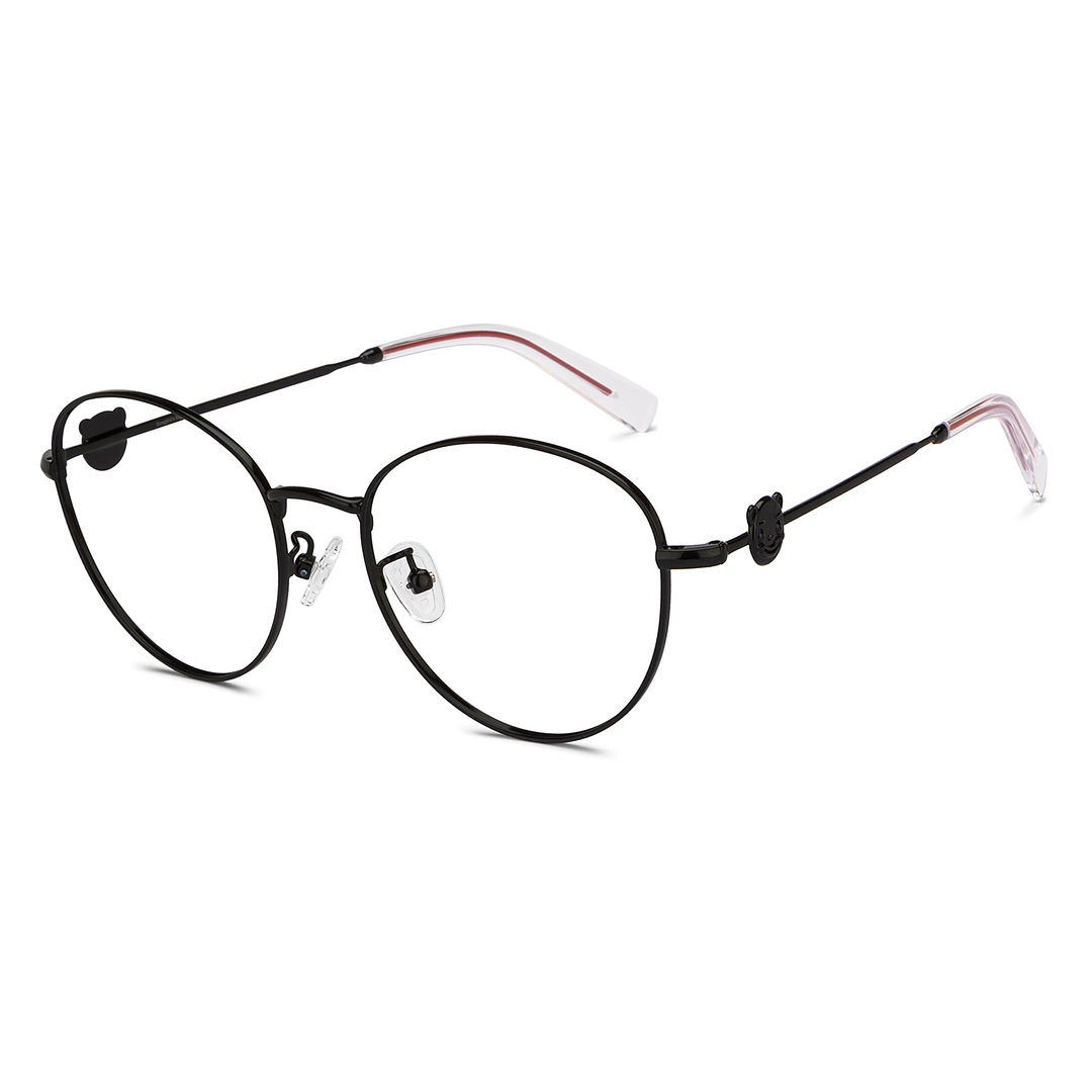 Lenskart Black Full Rim Round left side