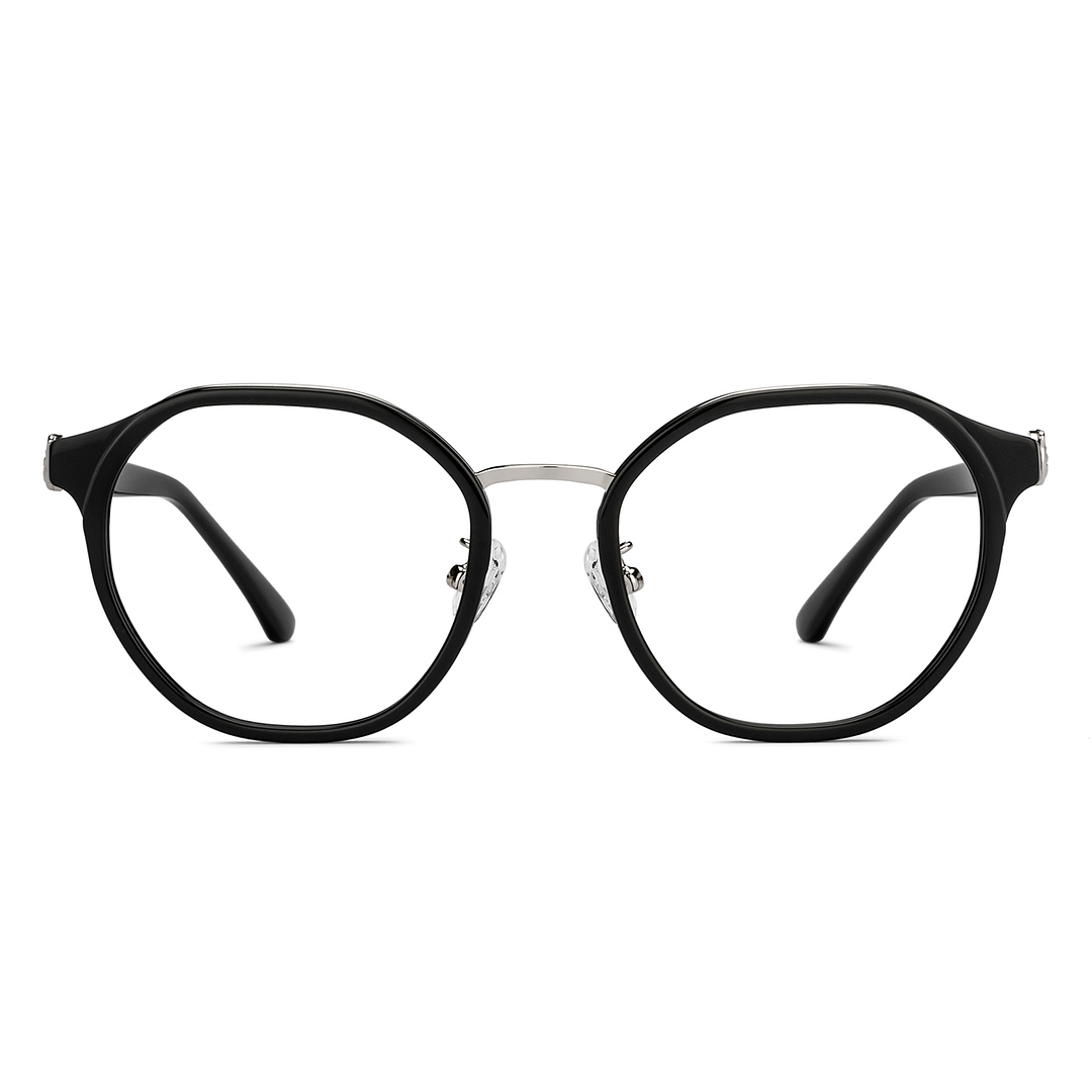 Lenskart Silver Full Rim Geometric right side