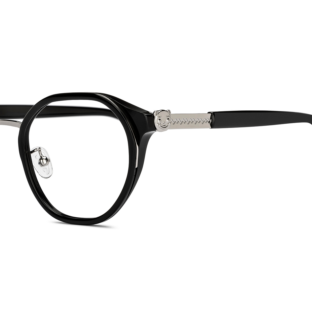 Lenskart Silver Full Rim Geometric left side