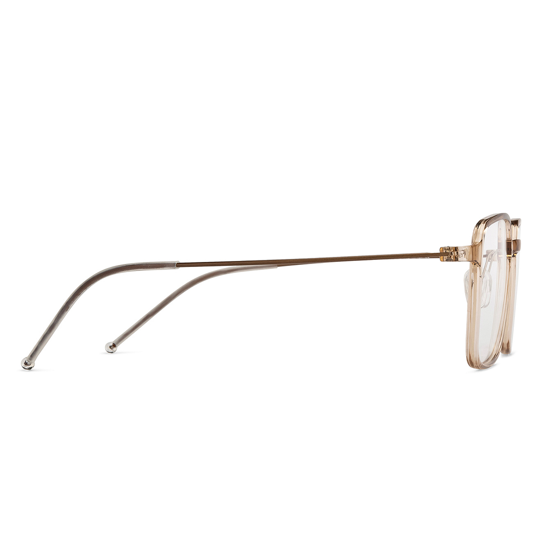 Lenskart Light Brown Full Rim Square left side
