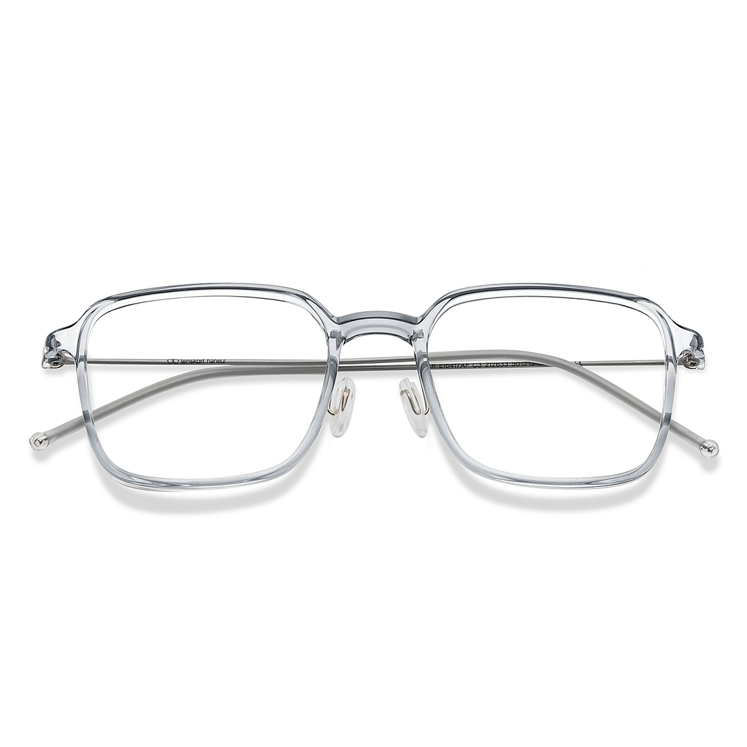 Lenskart Crystal Transparent Full Rim Square left side