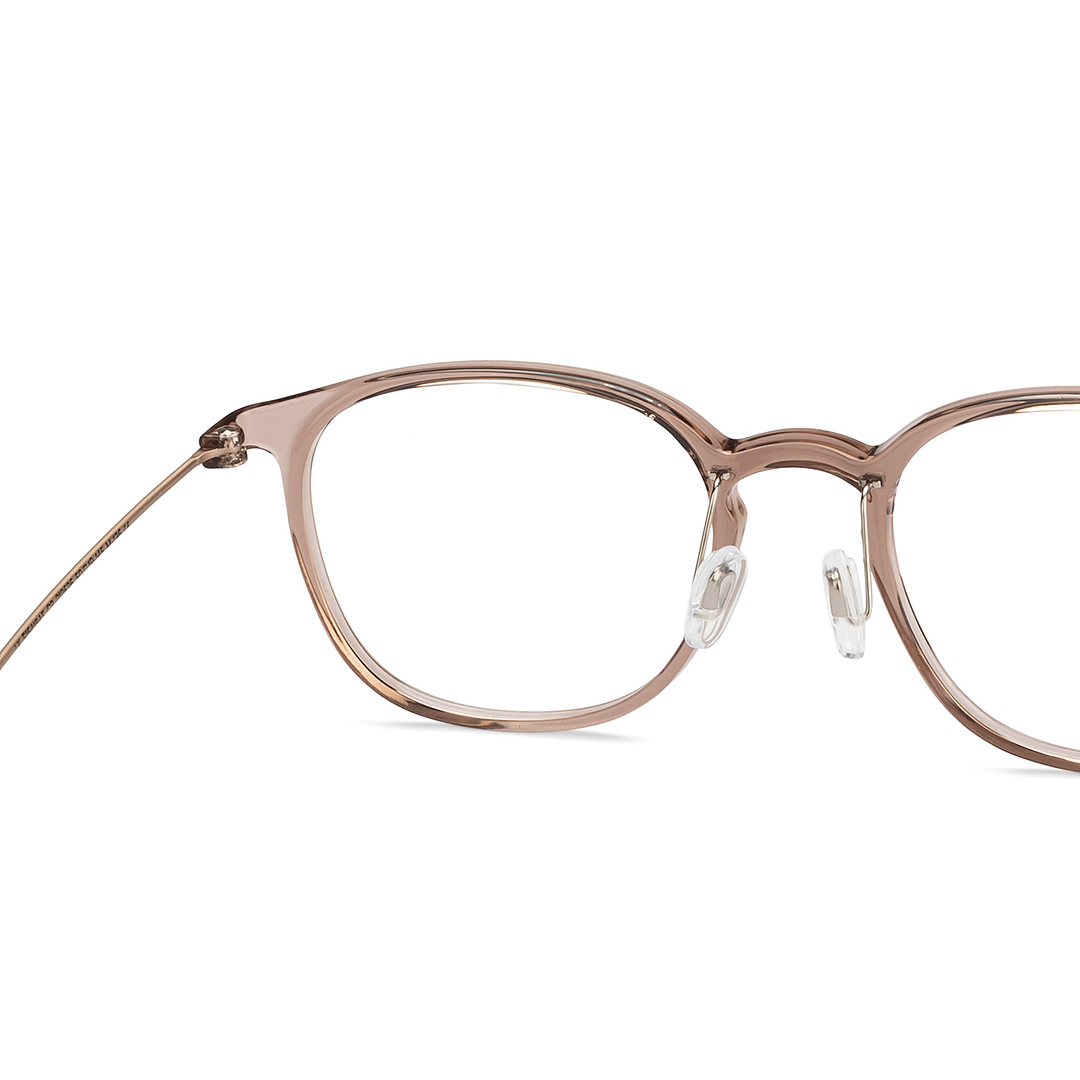 Lenskart Light Brown Full Rim Round right side