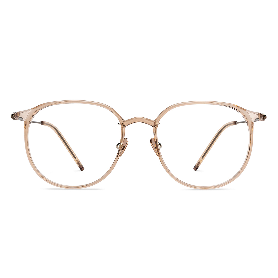 Lenskart Light Brown Full Rim Round right side